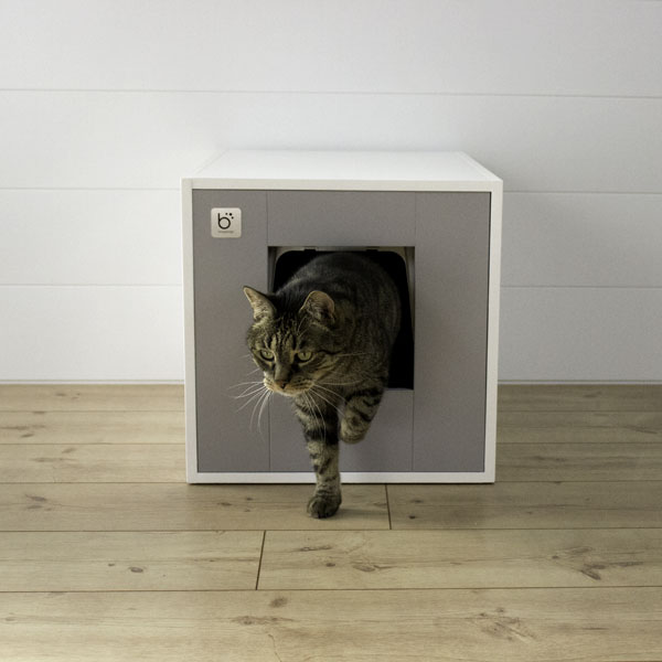 stylische katzentoilette