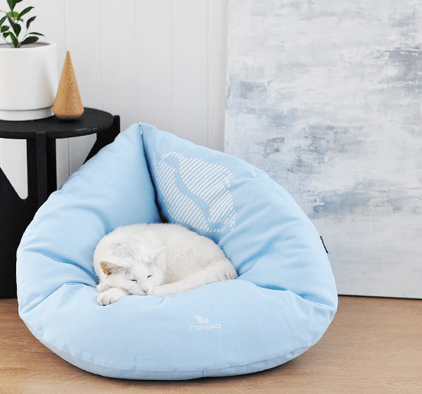 Faltbares Katzenbett EMI mit Baumwollbezug