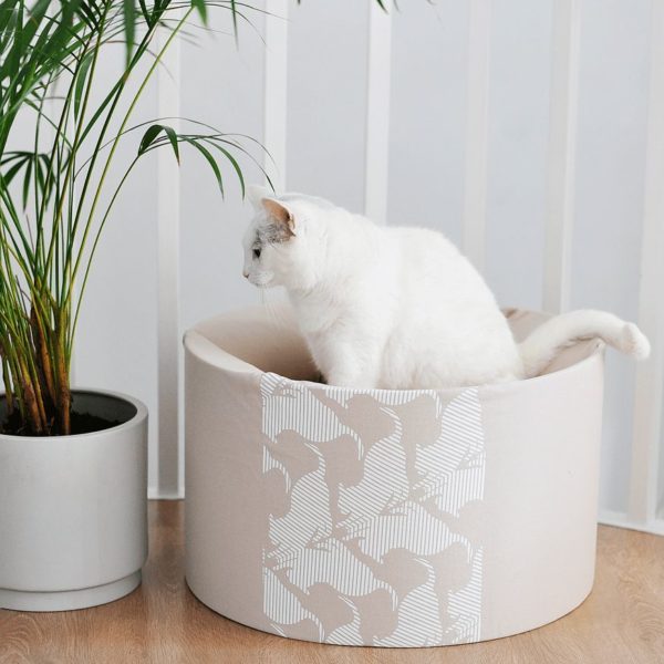 Modernes Katzenbett - Hängematte mit kuscheligem Kissen in verschiedenen Farben